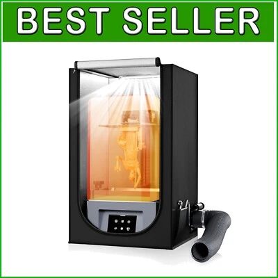 Resin 3D Printer Tent with Carbon Filter & LED Strip - Compatible with Creality - Image 1 of 4