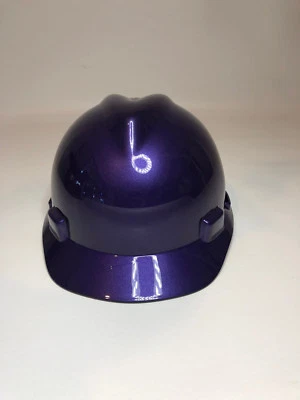 Custom Painted MSA Cap Style Plum Crazy Purple  - Image 1 of 4