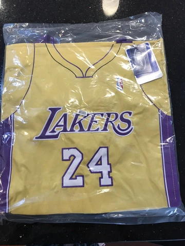 Kobe Bryant Los Angeles Lakers NBA #24 Jersey Tote Bag by Forever Collectibles Cover