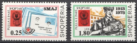 Albania 1973 60th anniversary of Albanian stamps MNH VF Cover