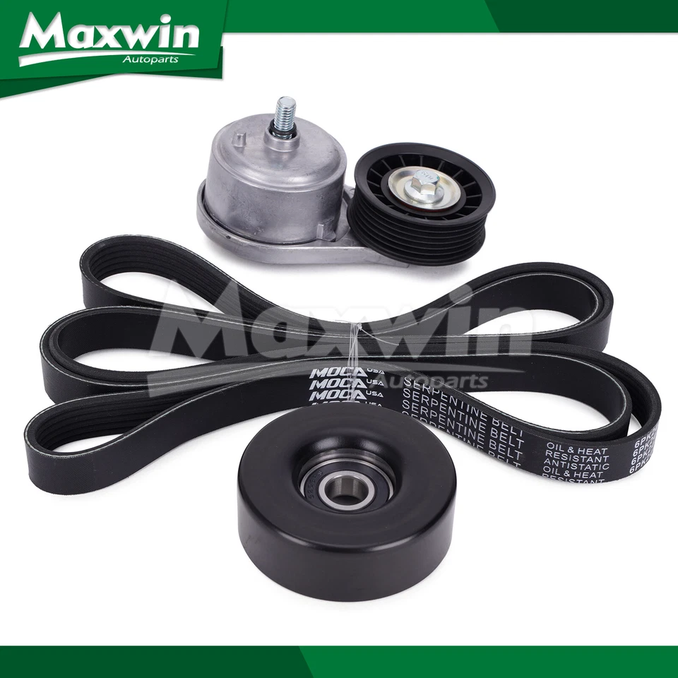 Serpentine Belt Component Kit Fit 03-10 2012 Chevrolet Express 1500 90K38103B - Изображение 1 из 4