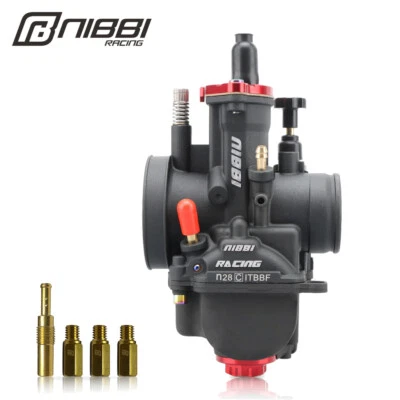 NIBBI Racing PWK28mm Carburetor w/ Jets For Yamaha YZ80 1974-2001 YZ85 2002-2023 - Image 1 of 4