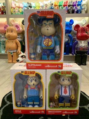 Nuevo Dr. Slump Arale Medicom Be@rbrick Juego de 3 400% + 100% Foto 1 de 4