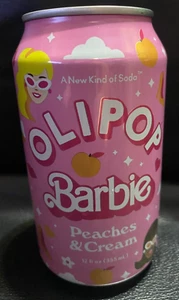 Olipop Peaches & Cream Barbie Sparkling Tonic Collector's Limited Edition Can MT - Picture 1 of 4
