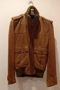 Thomas Burberry leather Jacket Size M Excelent Conditions.OFFER - Imagen 1 de 12