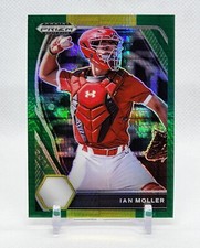 2021 Panini Prizm Draft Picks IAN MOLLER Green And Yellow Hyper Prizm #PDP103