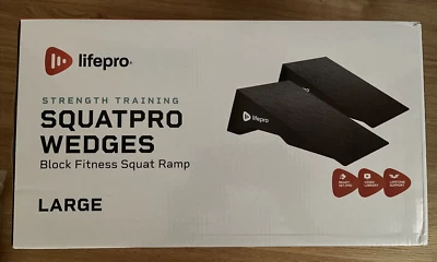 Lifepro Squat Wedge Set 2 Squat Wedges Large Size 1 Resistance Band NEW - Image 1 of 4