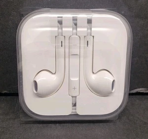 NEU Apple iPhone Ohrhörer für 3,5 mm Plug-in kabelgebundene Ohrhörer & Hülle ORIGINAL - Bild 1 von 3