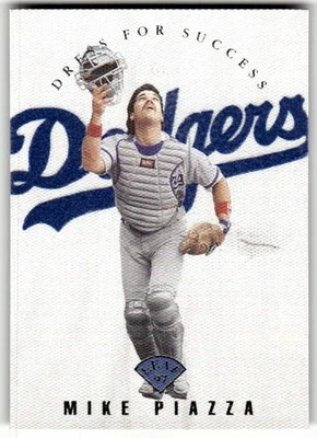 Vestido Leaf Mike Piazza 1997 para el éxito #/3500 #8 Foto 1 de 2