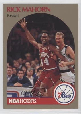1990-91 NBA Hoops 100 Superstars Rick Mahorn #74 - Image 1 of 2