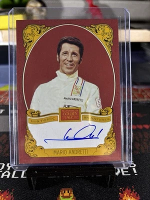2013 Panini Golden Age *MARIO ANDRETTI* AUTO SP ON CARD* Indy 500 Daytona - Image 1 of 3