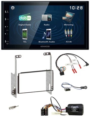 Kenwood 2DIN Bluetooth Lenkrad USB DAB Autoradio für Nissan X-Trail 09-14 T31 sc - Bild 1 von 4