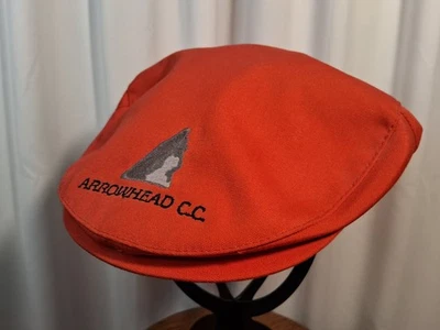Gorra de golf roja Newsboy gorra Imperial Headwear punta de flecha CC - ajustable Foto 1 de 4