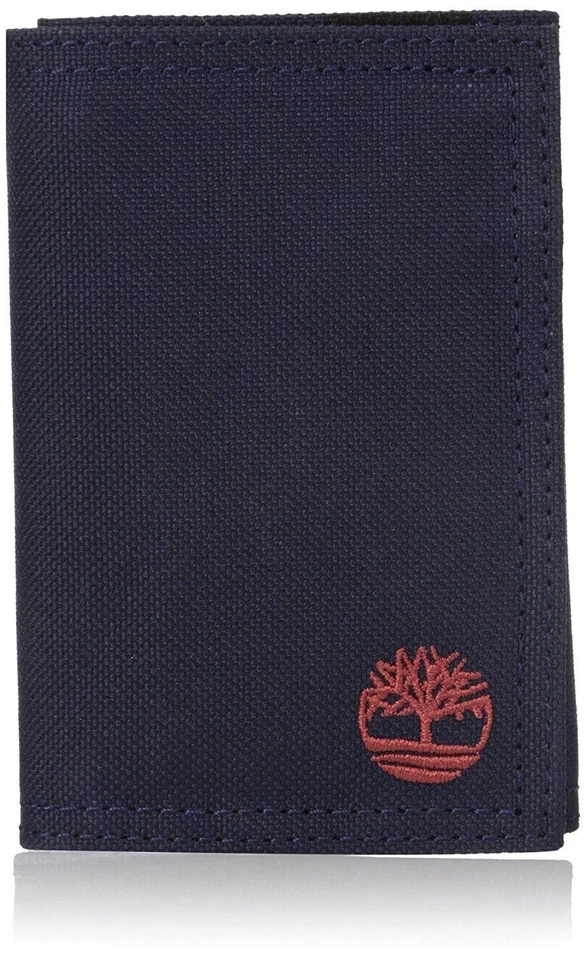 Timberland Nylon Trifold Wallet Navy Blue One Size D37388