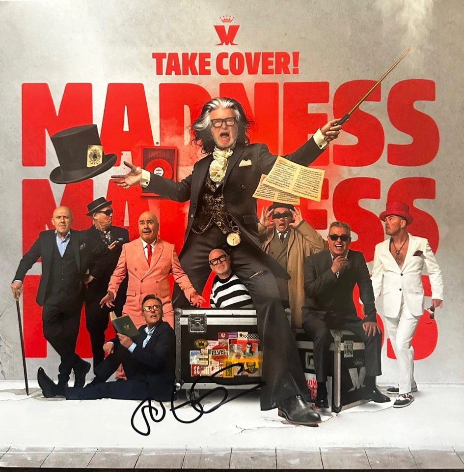 Signed Take Cover Madness Lp Vinyl Album RECORD STORE DAY 2025 (SIGNED SUGGS) Foto 1 de 3