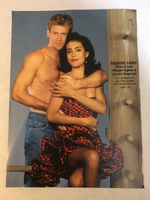 Luz guía serie de TV anuncio impreso impresión pinup impresión efímera Morgan inglés Foto 1 de 2