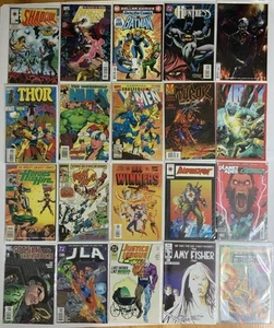 These Exact 20 Mixed Comics, Marvel, DC, Image, More FN to VF+ Mixed Years -Read - Bild 1 von 21