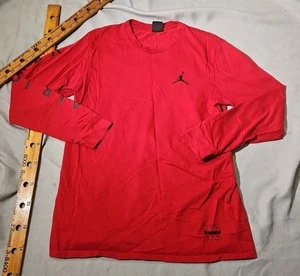 Camisa Air Jordan Para Hombres Grande L Roja Spellout Jumpman Logo Informal Gráfico Camiseta - Imagen 1 de 13