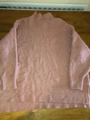 H&M Pink High Neck Jumper XL - Image 1 of 4