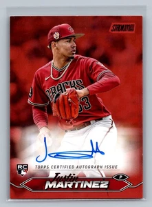 Justin Martinez 2024 Stadium Club #SCBA-JM Autographs Red Foil #/50 - Picture 1 of 2