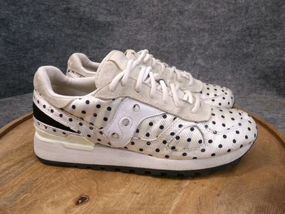 Saucony Shadow Original Womens Size 8.5 White Black Polka Dot Sneakers S60356-2 - Image 1 of 4