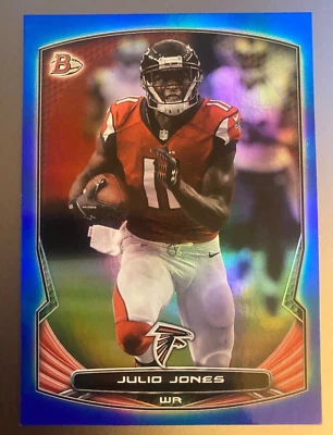 2014 Julio Jones Bowman Chrome #84 Blue Foil 18/99 - Image 1 of 2