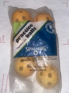 Crestgolf Plastic Golf  Balls Floor Ball Airflow/Hollow Practice Ball 50pcs/Pack - Picture 1 of 3