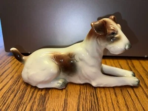 Vintage Goebel Porcelain Fox Terrier Figurine Dog - Picture 1 of 14