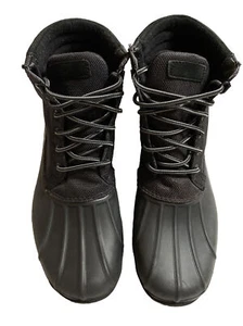 Sperry Boots Men's Size 10 Black Waterproof Boot with 3m Thinsulate STS18188 - Picture 1 of 9