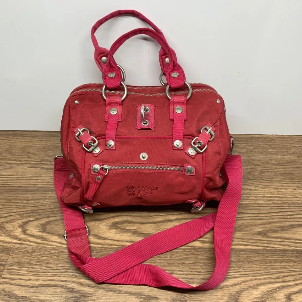 George Gina & Lucy Vintage Rosa Poliéster Nylon Cremallera Y2k Je Ny Sais Quoi Foto 1 de 4