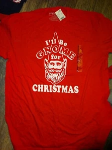men's t-shirt shirt ~ holiday ~ I'll be gnome for Christmas ~ NWT Medium - Picture 1 of 6