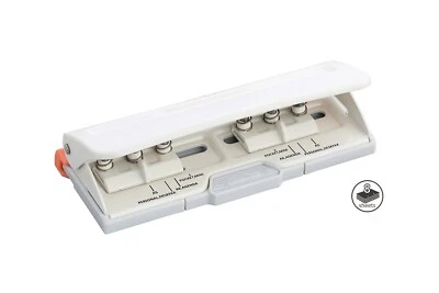 BIRA CRAFT Bira 6 Hole Punch, Off White, 8 Sheets, Mini/Pocket/A4/A5/A6/Pesonal/Deskfax