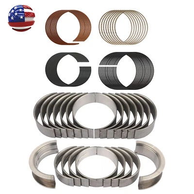 STD Main & Rod Bearing + Piston Ring Set for GMC Savana 2500 3500 4.8L  - Image 1 of 4