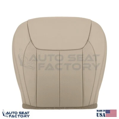 Compatível com 2006 - 2011 Cadillac DTS Driver Bottom Cashmere Capa de Assento de Vinil, Perf. - Imagem 1 de 4