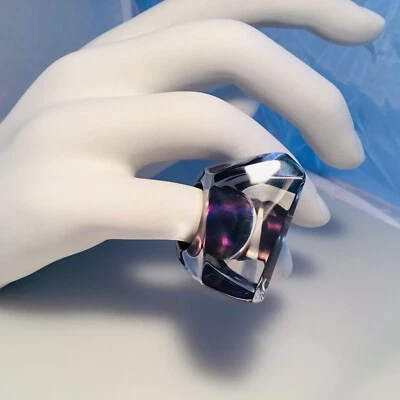 NUEVO CON ETIQUETAS ANILLO DE CÓCTEL FACETADO ALEXIS BITTAR TALLA 7  Foto 1 de 4