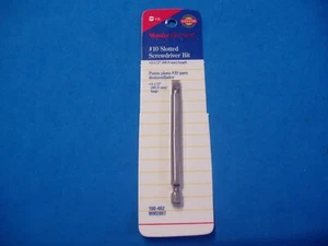 #10 SLOTTED SCREWDRIVER BIT MADE IN USA 3 1/2" LONG MASTER MECHANIC HIGH QUALITY - Picture 1 of 1