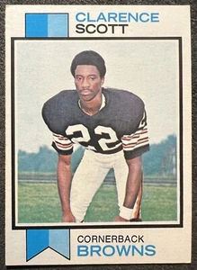 1973 TOPPS CLARENCE SCOTT (BROWNS) #103 VG/EX WAX STAIN ON BACK - Picture 1 of 2