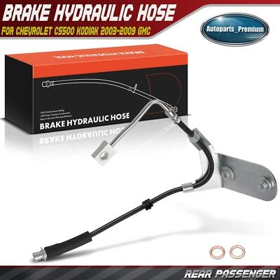 Rear Passenger Brake Hydraulic Hose for Chevrolet C5500 Kodiak GMC C5500 Topkick - Image 1 of 4