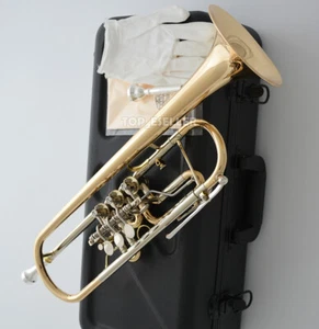 Professional 85 Copper Rotary Valve Trumpet Bb Key Free SHIPPING - Picture 1 of 4