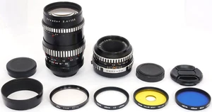 Meyer-OPTIK Gorlitz Orestor 135 mm F2.8 + obiettivi ZEISS Tessar 2,8/50 mm M42 adatti - Foto 1 di 11