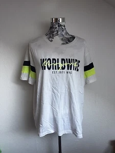 C&A T-Shirt Shirt Basicshirt Basic Weiß Print XL - Bild 1 von 4