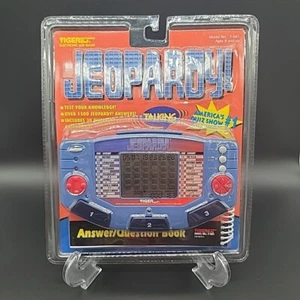 Tiger Electronics Jeopardy Handheld Talking Trivia LCD Game with Book SEALED '97 - Picture 1 of 9