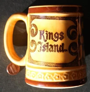 Cincinnati Ohio Kings Island Parque de Atracciones Cerveza Piedra Torre Eiffel De Colección +++ - Imagen 1 de 1