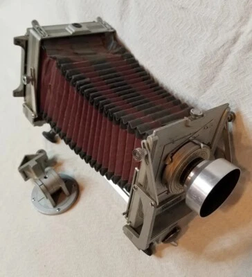 Graflex Graphic View 4x5 Monorail - ILEX f:4.5  7-1/2" 4922 lens - No 3 Acme Syn - Image 1 of 4