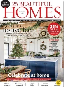 25 Beautiful Homes (UK) Issue Dec 2024/ CELEBRATE AT HOME - Picture 1 of 3