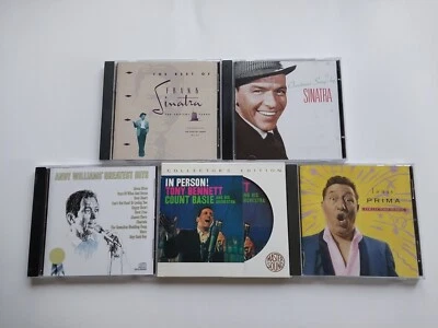 Lot 5 Jazz Swing Ballards Frank Sinatra Andy Williams, Tony Bennett, Louis Prima Foto 1 de 4