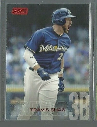 2018 Stadium Club Red Foil #265 Travis Shaw (ref 57760) - Image 1 of 1