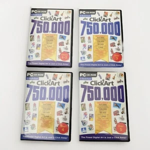 Click Art 750,000 x 4 PC CD-Rom - 5 Discs - Picture 1 of 2