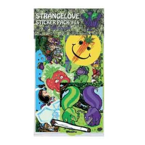 Strangelove x Todd Bratrud Sticker Pack #14 Strawberry Grape Ape Skunk Princess - Bild 1 von 7