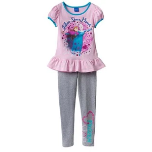 Disney Frozen Elsa & Anna "Follow Your Heart" Top & Leggings Set Size 6 NWT $44 - Picture 1 of 2